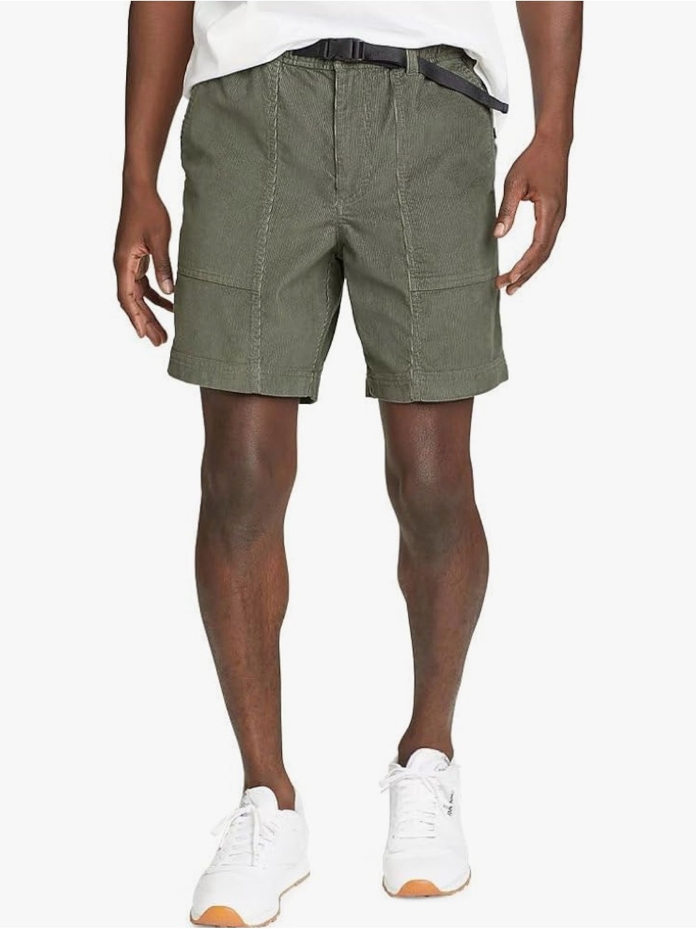 Eddie Bauer Faultline Corduroy Olive Green Utility Shorts SZ M Gorpcore Casual